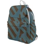 Earthbound Geometry Print Top Flap Backpack