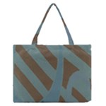 Earthbound Geometry Print Zipper Medium Tote Bag