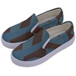 Earthbound Geometry Print Kids  Canvas Slip Ons