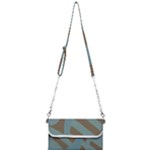 Earthbound Geometry Print Mini Crossbody Handbag