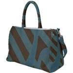 Earthbound Geometry Print Duffel Travel Bag