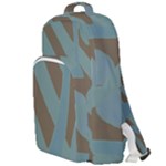 Earthbound Geometry Print Double Compartment Backpack