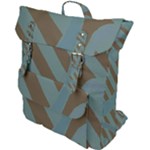 Earthbound Geometry Print Buckle Up Backpack