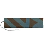 Earthbound Geometry Print Roll Up Canvas Pencil Holder (L)