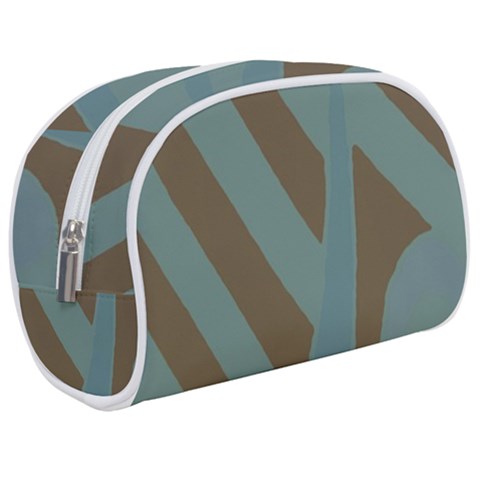 Earthbound Geometry Print Make Up Case (Medium) from ArtsNow.com