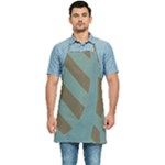 Earthbound Geometry Print Kitchen Apron