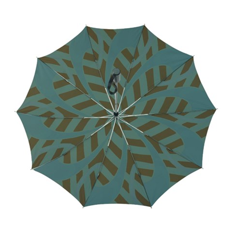 Earthbound Geometry Print Automatic Folding Umbrella with Case (Large) from ArtsNow.com