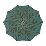 Earthbound Geometry Print Automatic Folding Umbrella with Case (Large)