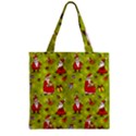 Zipper Grocery Tote Bag 