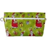 Background With Santa Claus, Christmas Decorations Handbag Organizer