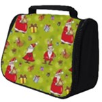 Background With Santa Claus, Christmas Decorations Full Print Travel Pouch (Big)