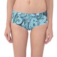 Mid-Waist Bikini Bottoms 