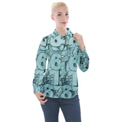 Women s Long Sleeve Pocket Shirt 