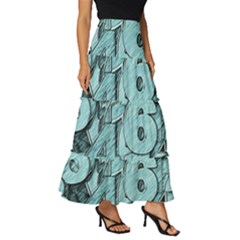 Tiered Ruffle Maxi Skirt 