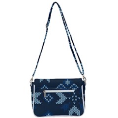 Shoulder Bag with Back Zipper 