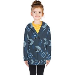 Kids  Double Breasted Button Coat 