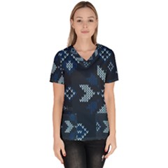 Women s V-Neck Scrub Top 