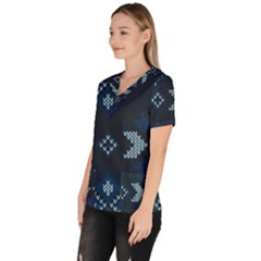 Women s V-Neck Scrub Top 