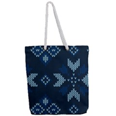 Full Print Rope Handle Tote (Large) 