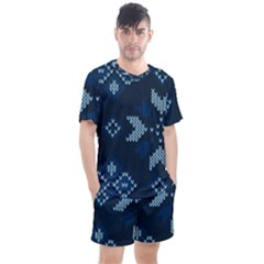 Men s Mesh T-Shirt and Shorts Set 