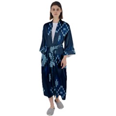 Maxi Satin Kimono 