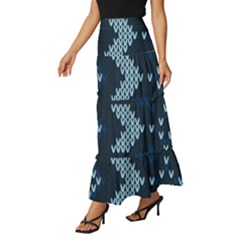 Tiered Ruffle Maxi Skirt 