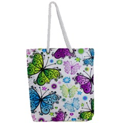 Full Print Rope Handle Tote (Large) 