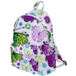 Butterflies, Abstract, Background, Colorful The Plain Backpack