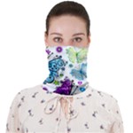 Butterflies, Abstract, Background, Colorful Face Covering Bandana (Adult)