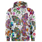 Butterflies, Abstract, Colorful, Floral, Flowers Men s Core Hoodie