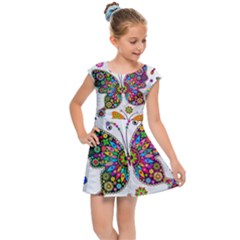 Kids  Cap Sleeve Dress 