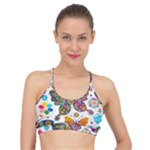 Butterflies, Abstract, Colorful, Floral, Flowers Basic Training Sports Bra