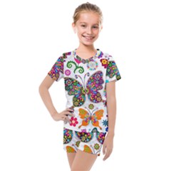 Kids  Mesh T-Shirt and Shorts Set 