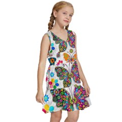 Kids  Sleeveless Tiered Mini Dress 