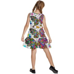 Kids  Sleeveless Tiered Mini Dress 