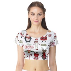 Short Sleeve Crop Top 