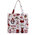 Zipper Grocery Tote Bag 