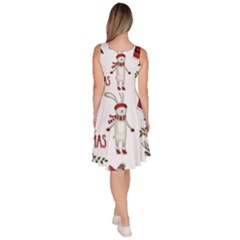 Knee Length Skater Dress With Pockets 