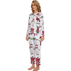 Womens  Long Sleeve Lightweight Pajamas Set 