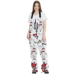 Women s Front Zip Ski And Snowboard Bib Pants 