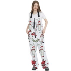 Women s Front Zip Ski And Snowboard Bib Pants 