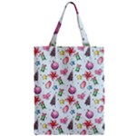 Christmas Decorations Pattern, Xmas Backgrounds Zipper Classic Tote Bag