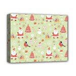 Christmas Pattern, Christmas Tree, Santa Deluxe Canvas 14  x 11  (Stretched)