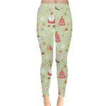 Christmas Pattern, Christmas Tree, Santa Everyday Leggings 