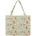 Christmas Pattern, Christmas Tree, Santa Mini Tote Bag