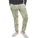 Christmas Pattern, Christmas Tree, Santa Men s Jogger Sweatpants