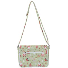 Shoulder Bag with Back Zipper 