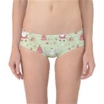 Christmas Pattern, Christmas Tree, Santa Classic Bikini Bottoms