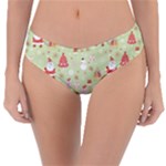 Christmas Pattern, Christmas Tree, Santa Reversible Classic Bikini Bottoms