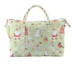 Christmas Pattern, Christmas Tree, Santa Carry-on Travel Shoulder Bag